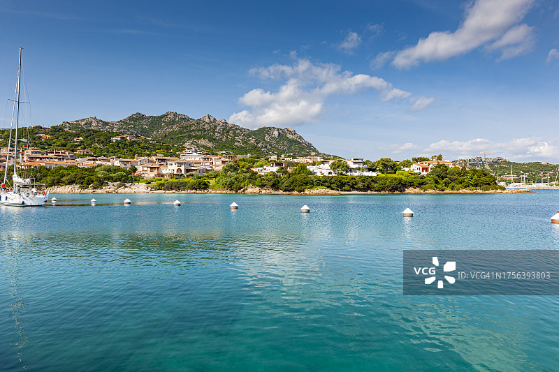 撒丁岛切尔沃港海景图片素材