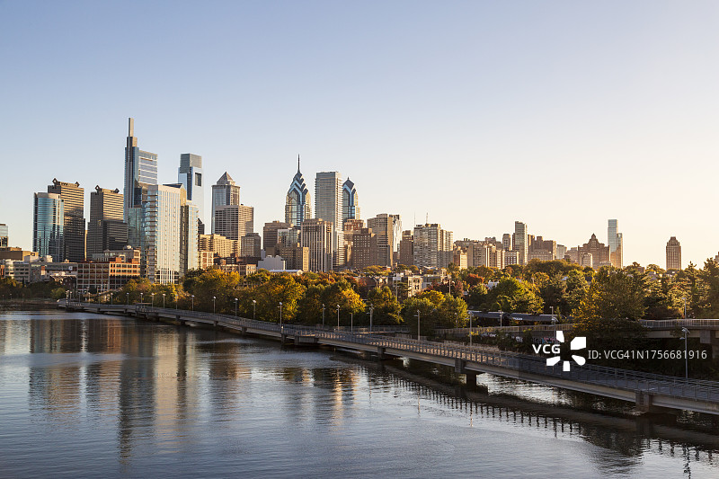 费城的轮廓图片素材