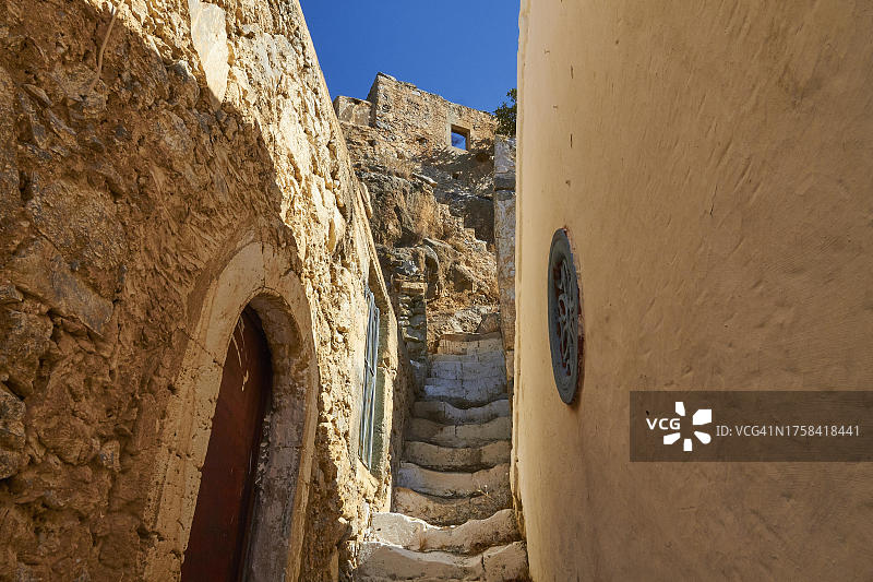阿吉奥斯·安东尼奥斯东正教修道院，克里特岛拉西锡省图片素材