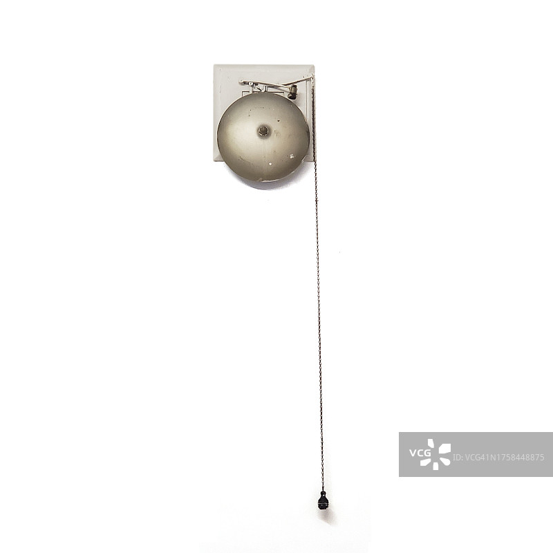 带拉链的旧式走廊钟，剪影图片素材