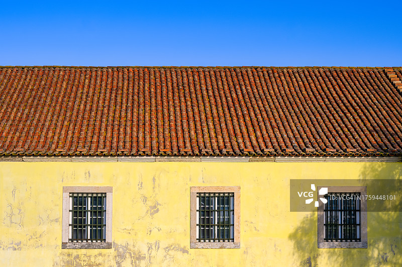 泥瓦屋顶图片素材