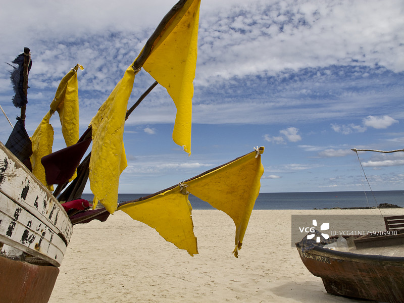 渔船旗帜图片素材