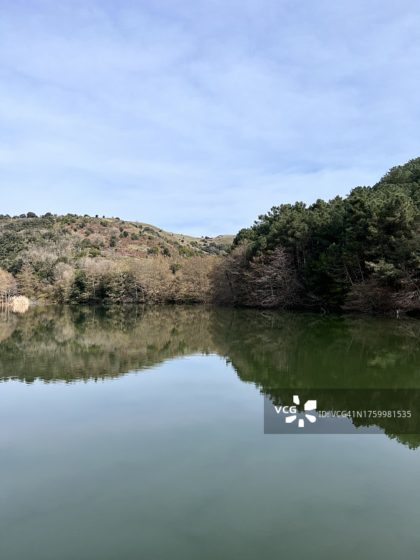 土耳其锡诺普市中心湖泊的风景图片素材