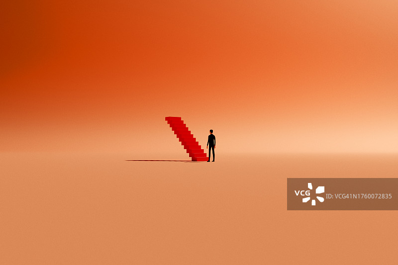 通往成功的阶梯图片素材