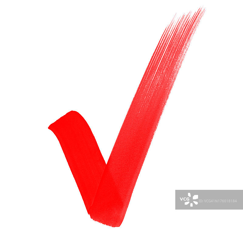 水彩对勾标记绘画图片素材