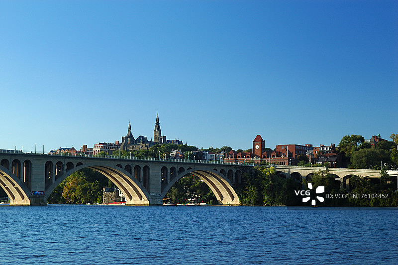 罗斯福岛的Key大桥图片素材