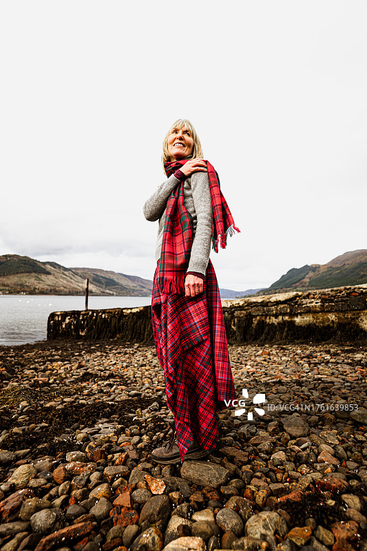 苏格兰希尔桥海岸线风光图片素材