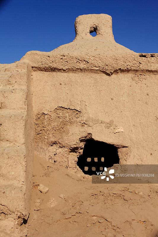 锡斯坦地区废弃的村庄图片素材