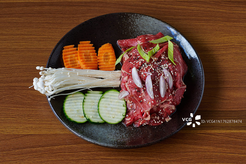 韩式烤牛肉图片素材
