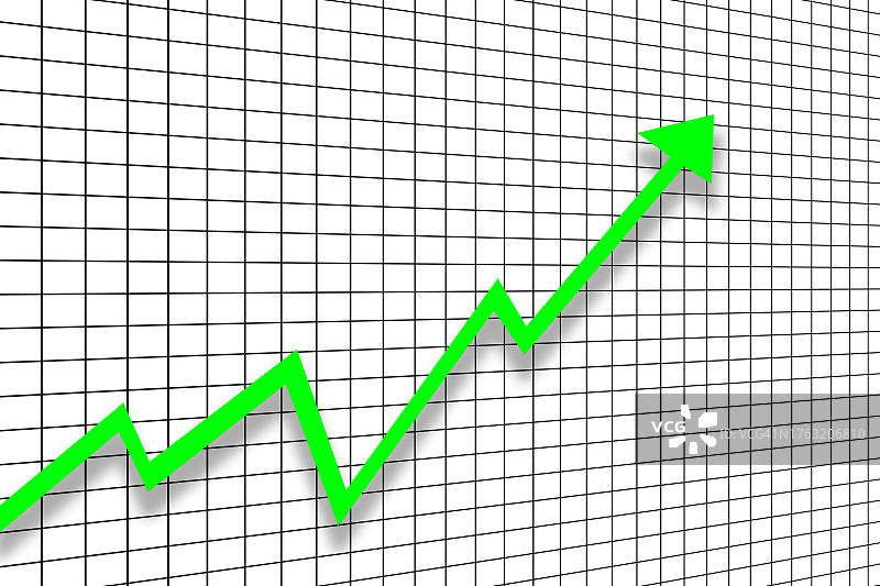 绿色箭头图和网格图片素材