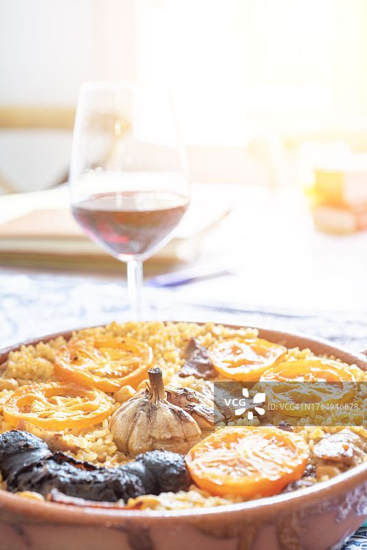 西班牙焗饭图片素材