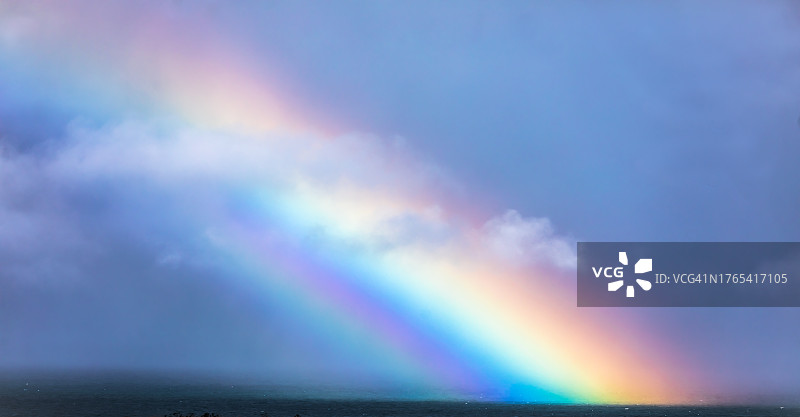 海上彩虹图片素材