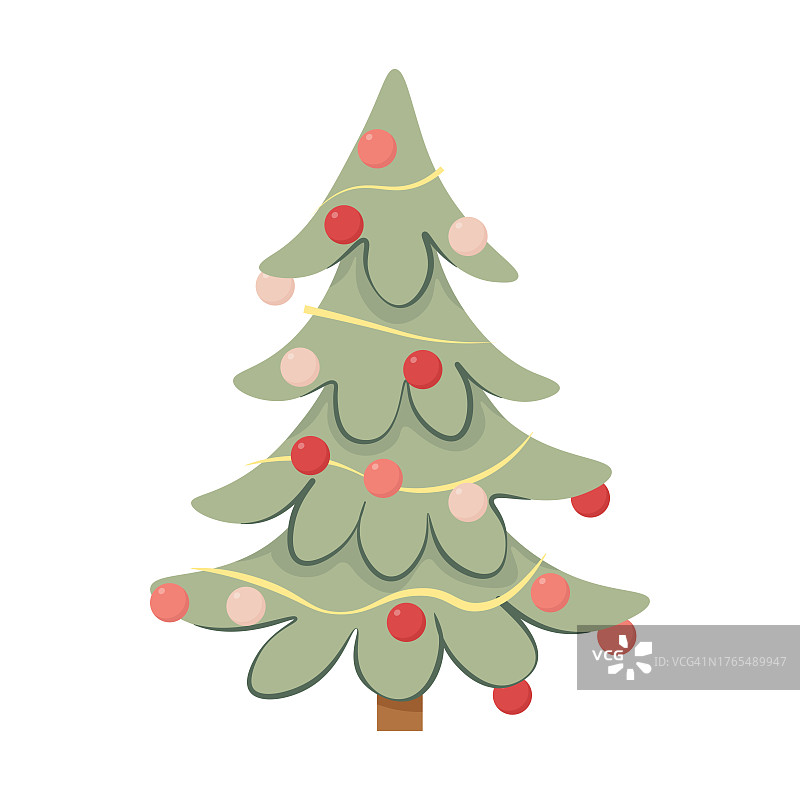 绿色圣诞树图片素材