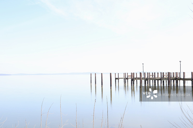 舒缓的黎明，哈佛格雷斯，马里兰州，美国图片素材