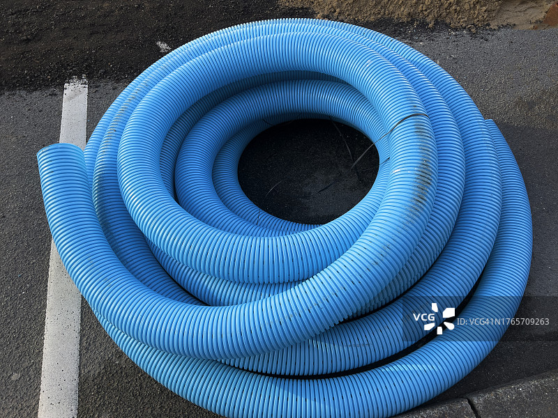 蓝色水管图片素材