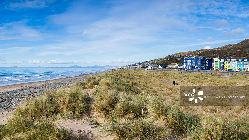 巴茅斯海滨全景图片素材
