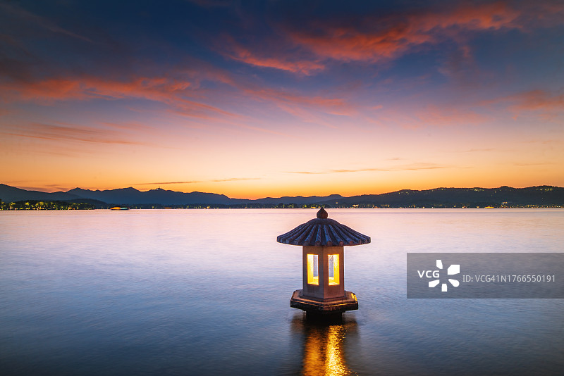 杭州西湖柳浪闻莺图片素材