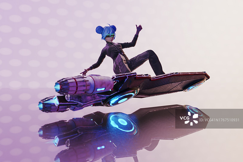 漫画女孩图片素材