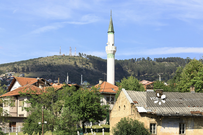 萨拉热窝低谷的伊斯兰社区图片素材