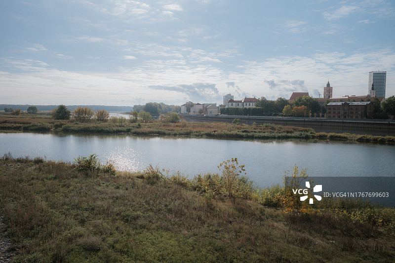 奥德河畔法兰克福图片素材