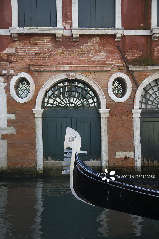 运河上的贡多拉图片素材