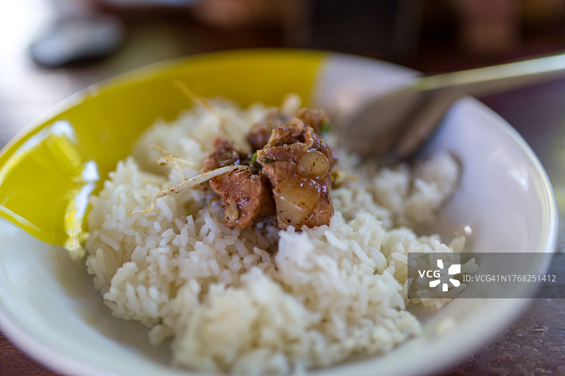 泰式猪脚饭图片素材