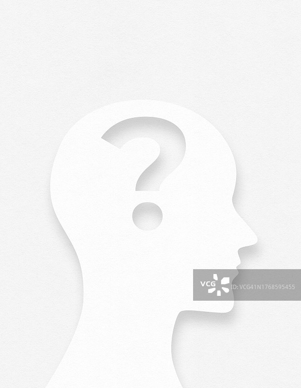 问号头像（竖版）图片素材