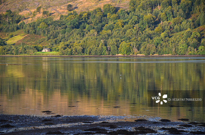 法恩湖风光图片素材