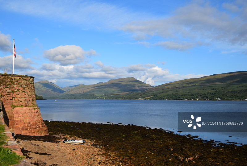 法恩湖风光图片素材