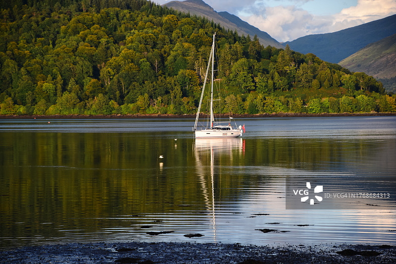 法恩湖风光图片素材