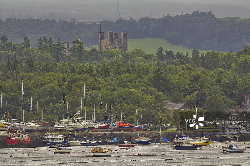 英国威尔士班戈的 Penrhyn Castle图片素材