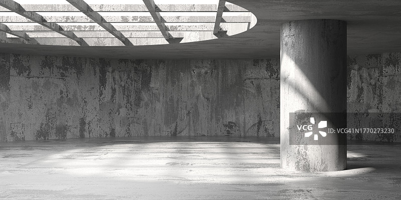 抽象室内设计混凝土房间建筑背景图片素材