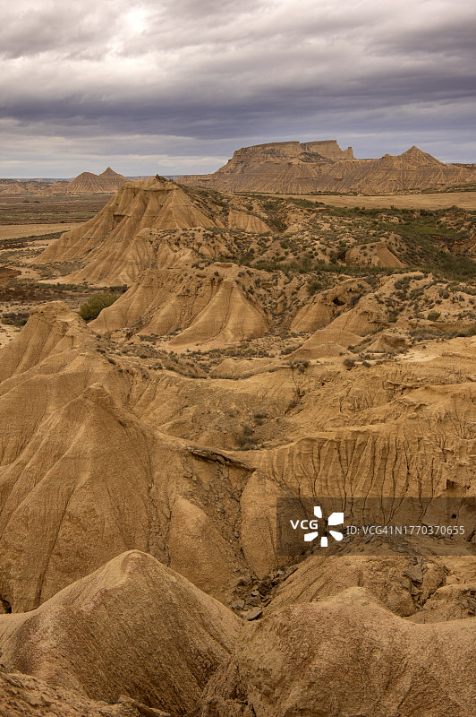 西班牙纳瓦拉图德拉阿尔盖达斯巴尔德纳斯雷亚莱斯自然公园图片素材