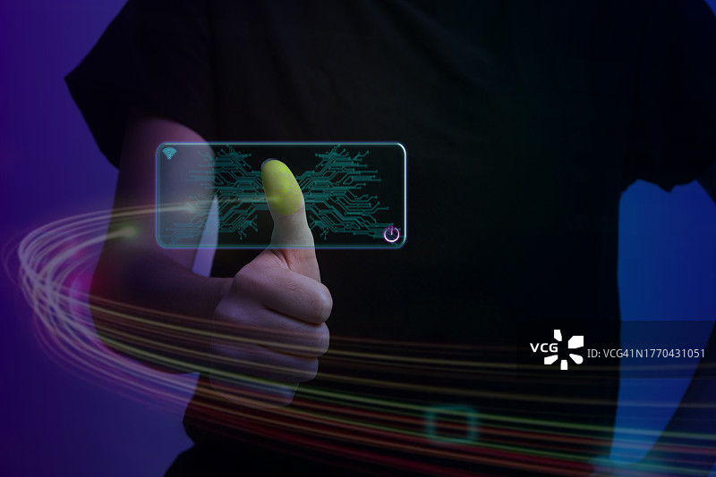 指纹扫描仪图片素材