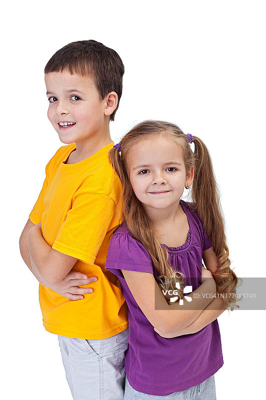 有决心和自信的孩子图片素材