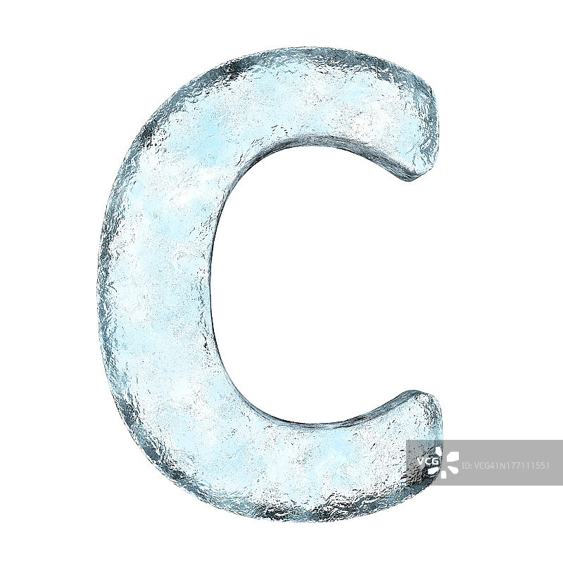 字母C裱花图片素材