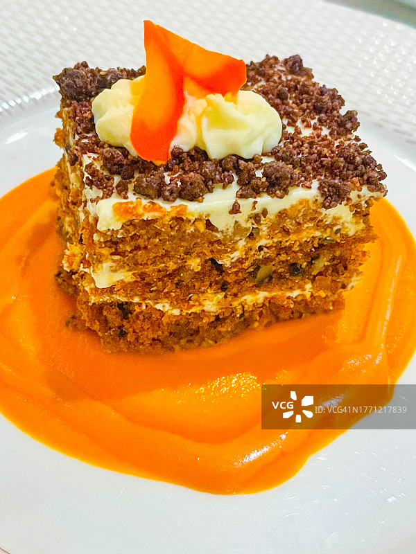 胡萝卜蛋糕图片素材