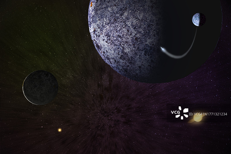 在另一个星系图片素材