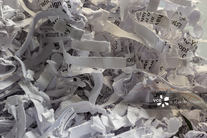 纸张粉碎背景图片素材