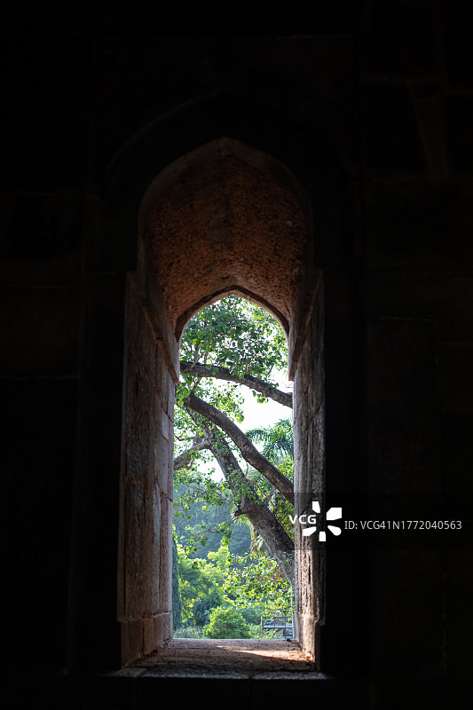 洛迪花园一隅，德里图片素材