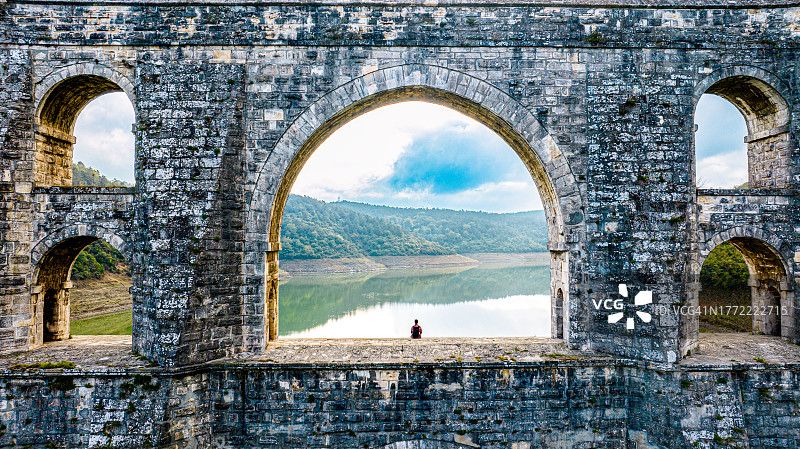 古代渡槽图片素材