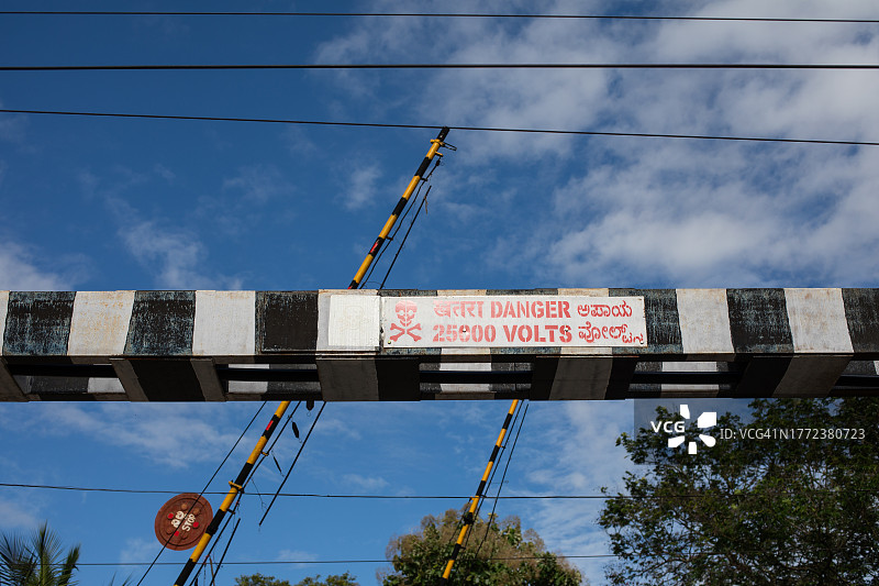 迈索尔铁路危险标志图片素材