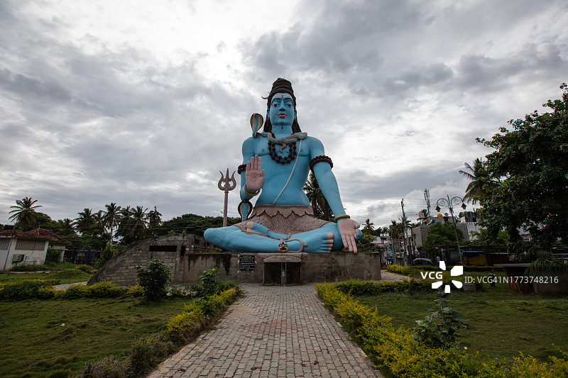 希瓦神雕像，南扬古德，印度图片素材