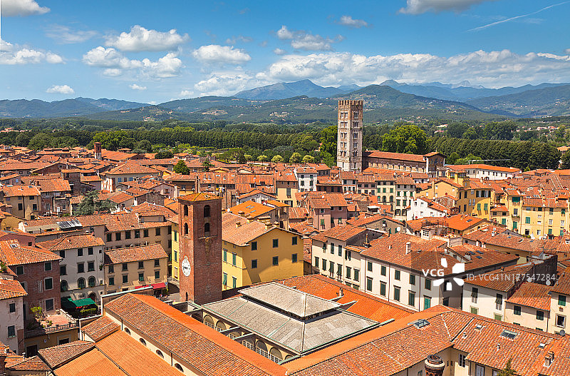 托斯卡纳卢卡镇风光图片素材