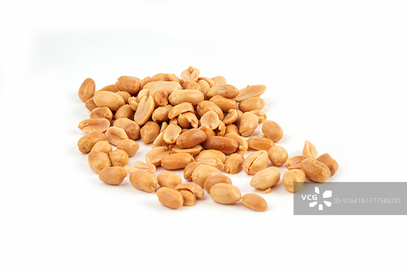 香脆可口的盐焗花生诱人的坚果小吃图片素材