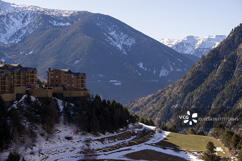 冬季的安道尔图片素材