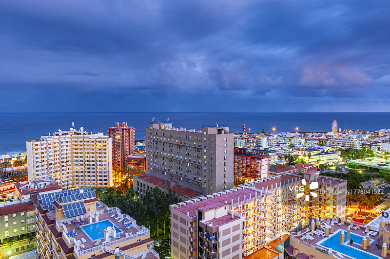 特内里费岛，圣地亚哥港图片素材