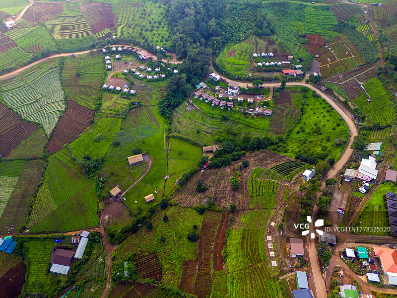 泰国清迈府湄占县Doi Mon Mak的壮丽云彩图片素材