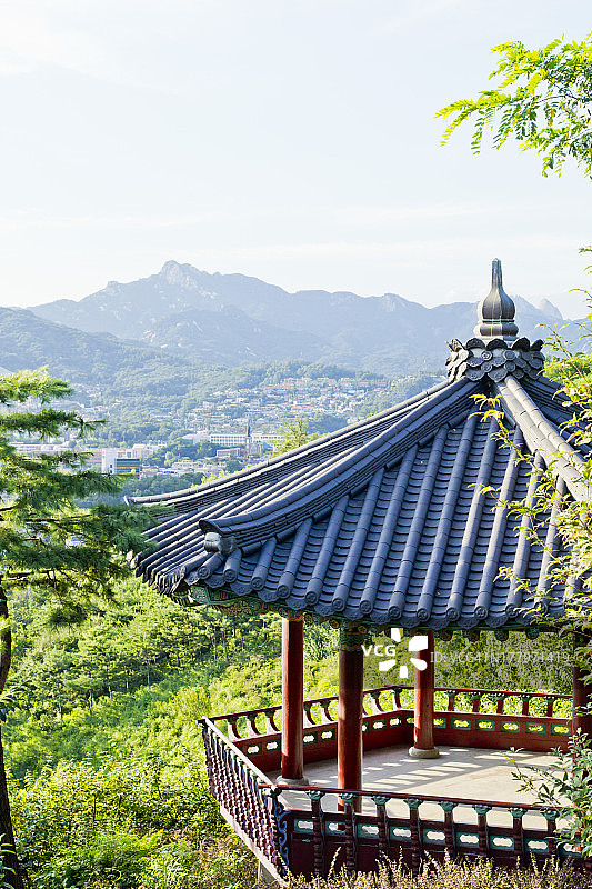 洛山公园的传统休憩场所图片素材