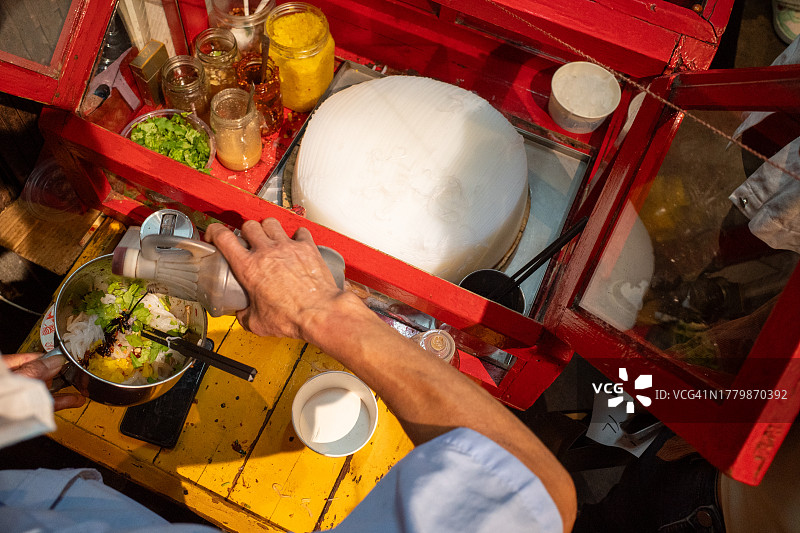 销售新鲜米粉的商户图片素材
